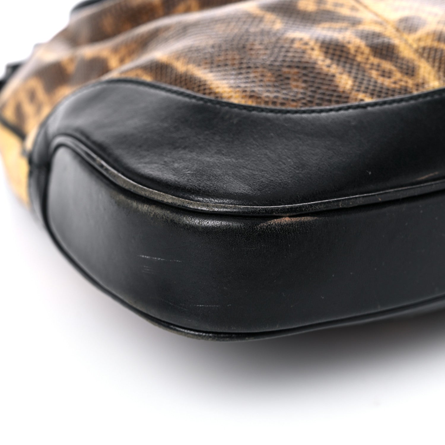 Gucci Lizard Jackie O Hobo Brown 7 of 26