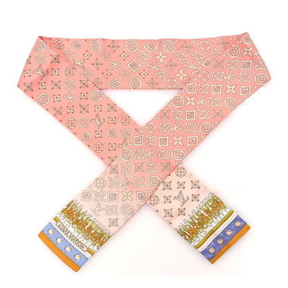 Louis Vuitton Silk Monogram Map Bandeau 1 of 4
