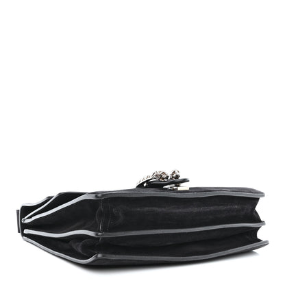 Gucci Suede Medium Dionysus Messenger Bag Black 4 of 12