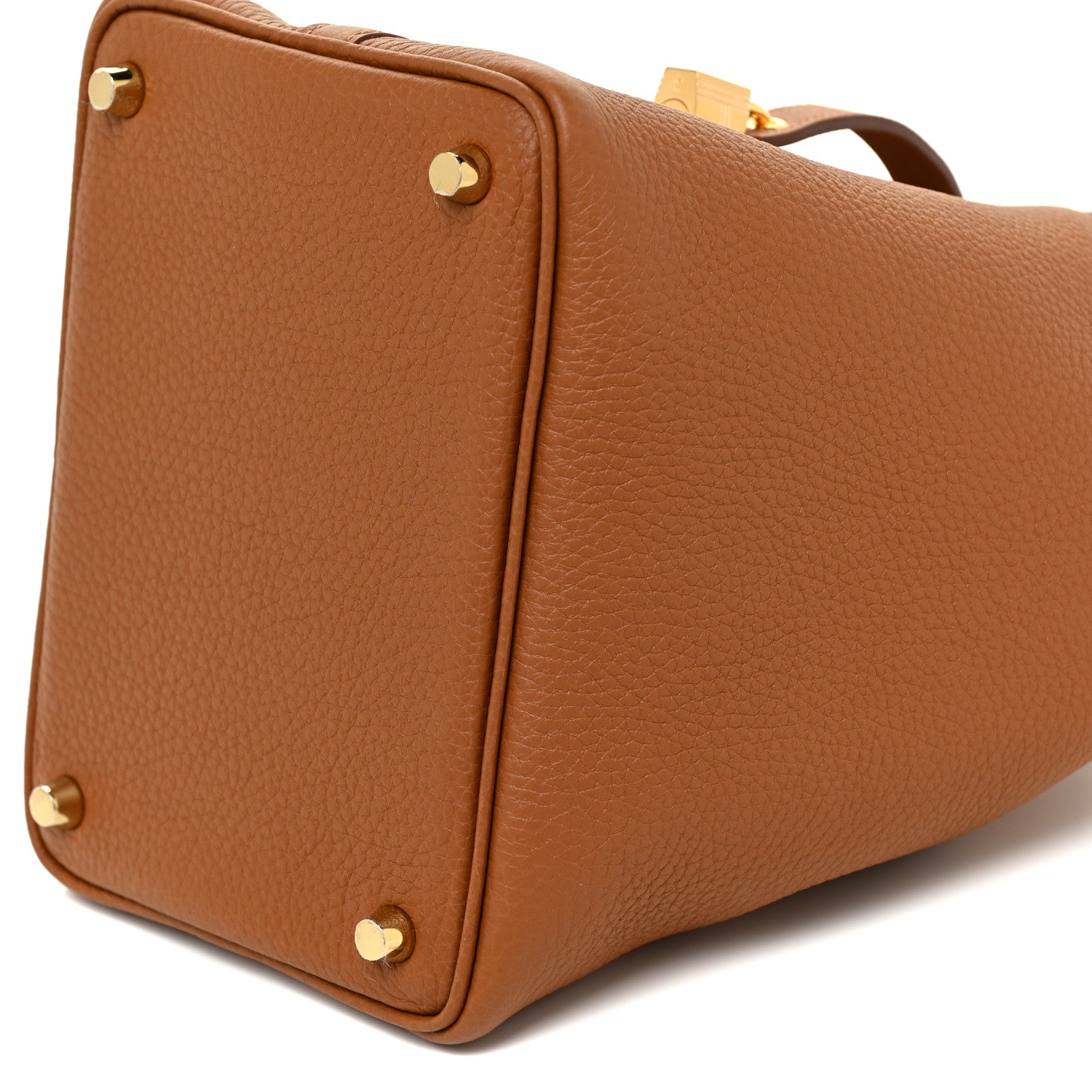 Hermes Taurillon Clemence Matte Alligator Picotin Lock Touch 18 PM Gold 8 of 9