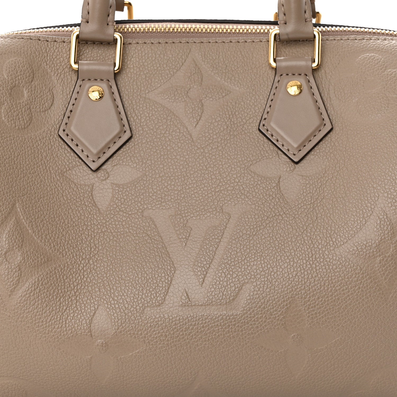 Louis Vuitton Empreinte Monogram Giant Speedy Bandouliere 25 Tourterelle 8 of 17