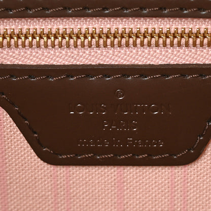 Louis Vuitton Damier Ebene Neo Neverfull MM Rose Ballerine 8 of 10