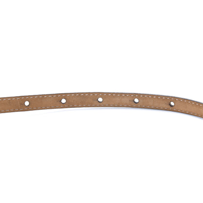 Gucci Calfskin 1973 Buckle Skinny Belt 80 32 Deep Cobalt 4 of 6