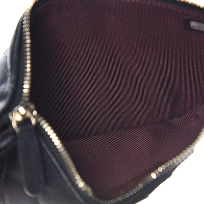 Chanel Caviar Quilted Classic Flat Wallet Pouch Black 5 of 9