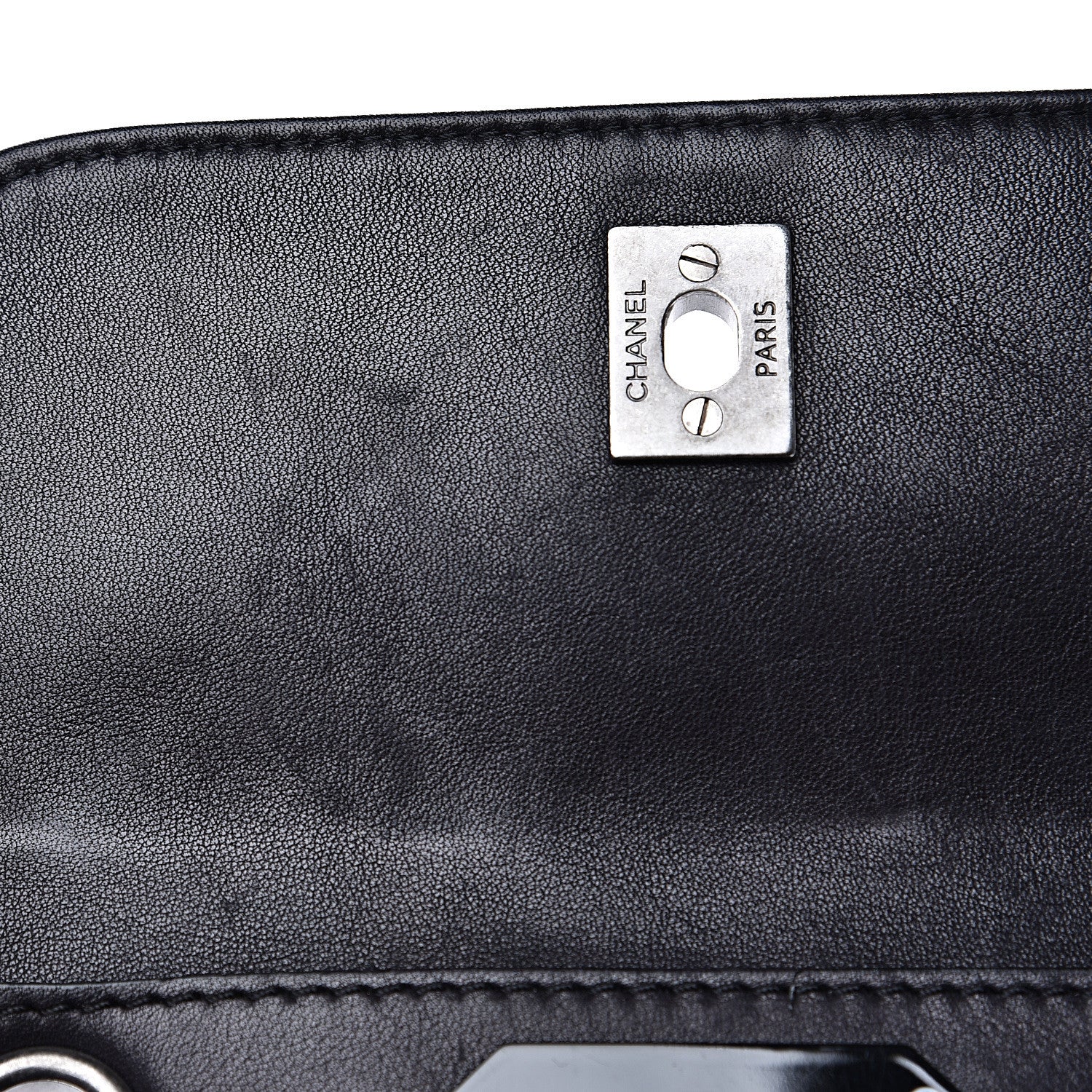 Chanel Calfskin Stitched Small Crossbody Flap Black 12 of 17