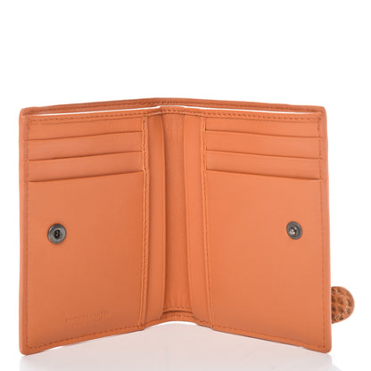 Bottega Veneta Nappa Ayers Intrecciato Card Wallet Orange 5 of 11