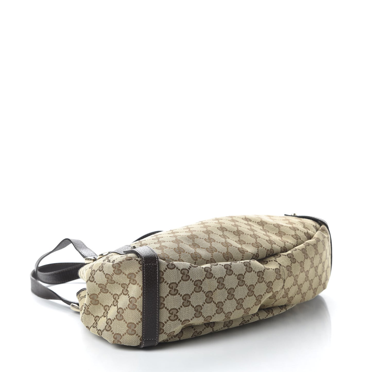 Monogram Medium Abbey Shoulder Bag Dark Brown