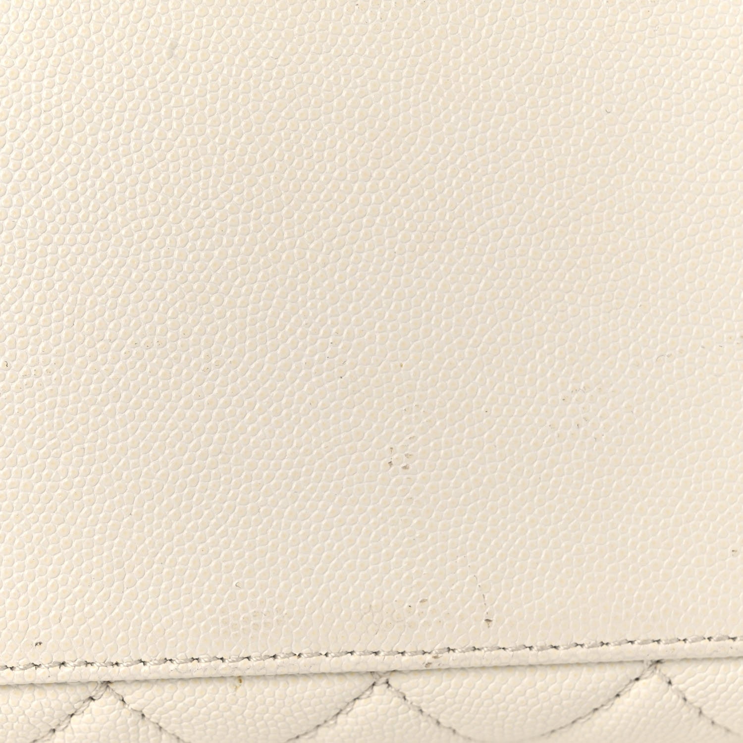 Chanel Caviar Lizard Quilted Small Coco Handle Flap Ivory 17 of 24