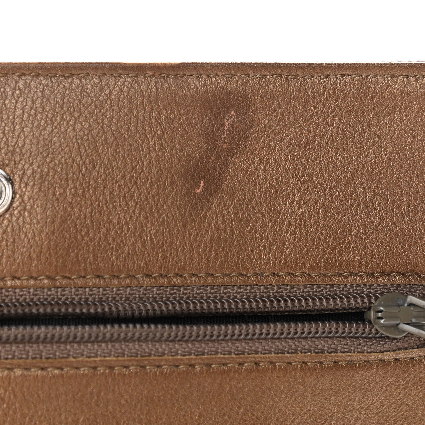 Metallic Caviar Timeless CC Wallet On Chain WOC Bronze