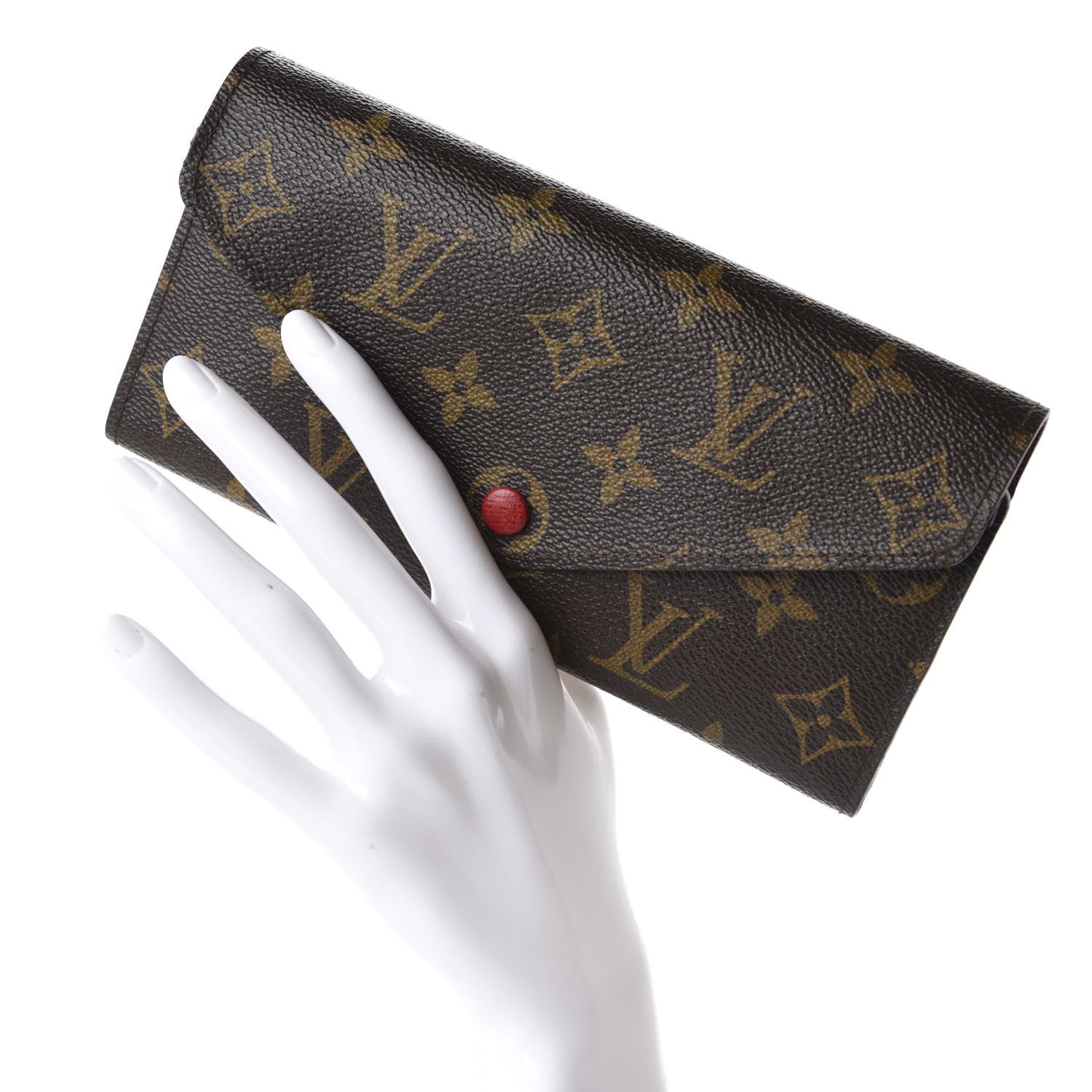 Louis Vuitton Monogram Josephine Wallet Rouge 2 of 9