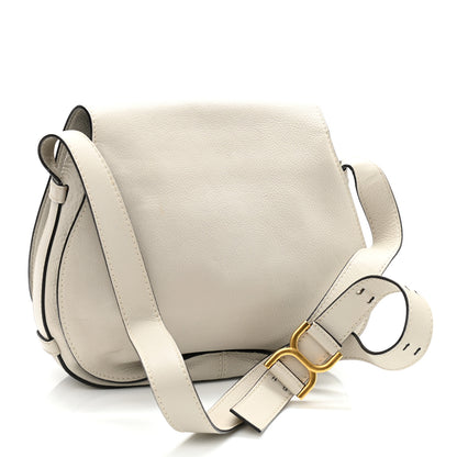 Chloe Calfskin Medium Marcie Round Crossbody Bag Dove 2 of 14