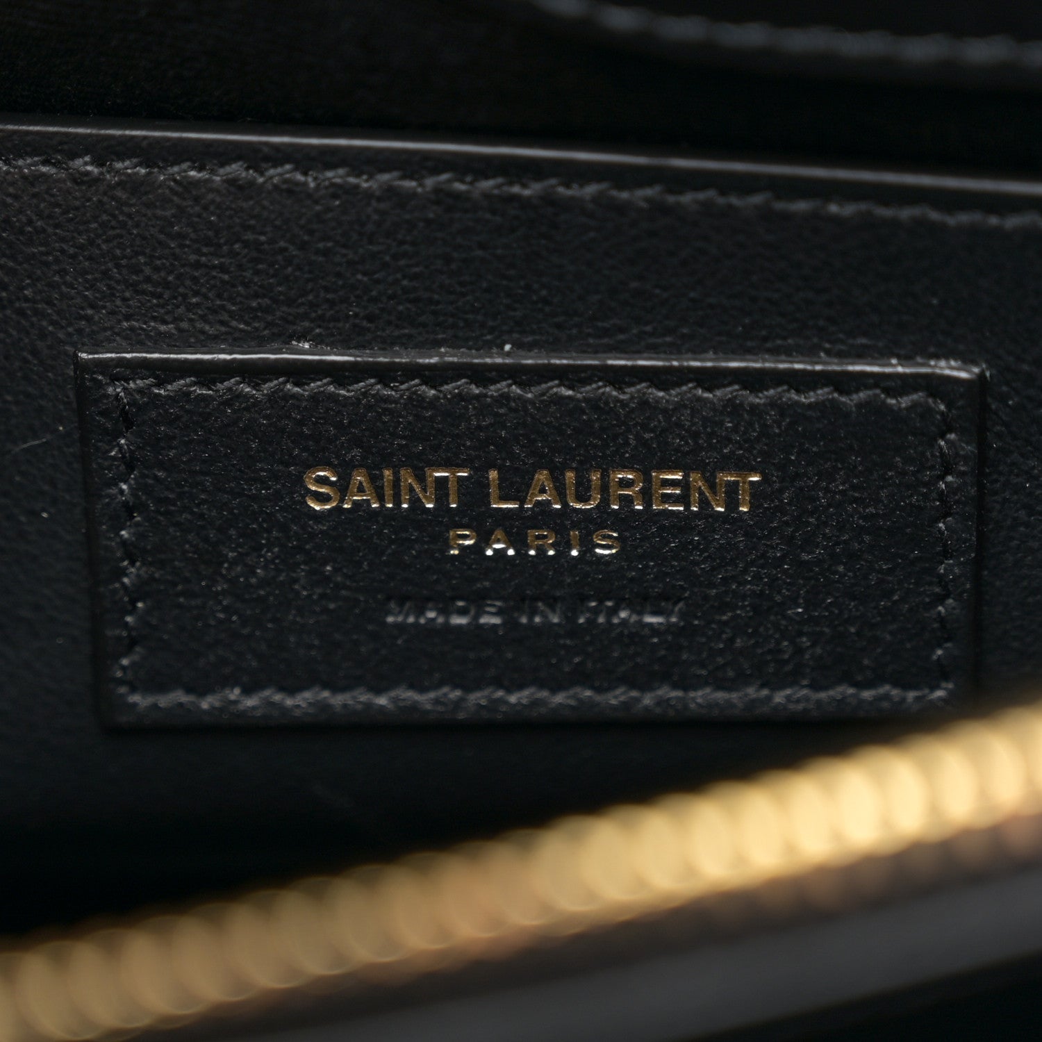 Saint Laurent Calfskin Y Quilted Monogram Small Loulou Chain Satchel Black 6 of 12