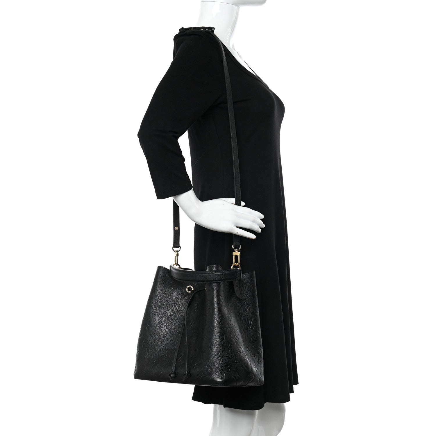 Louis Vuitton Empreinte Neonoe MM Black 2 of 11