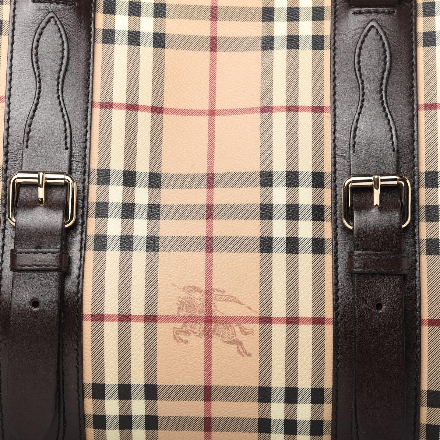 Haymarket Check Tote Chocolate