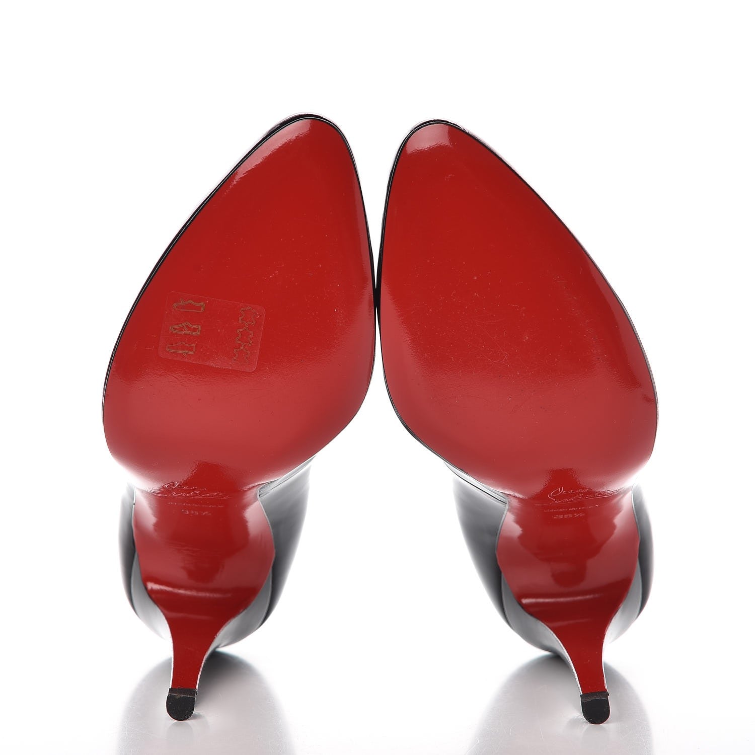 Christian Louboutin Patent Decollete 868 100 Pumps 38.5 Black 5 of 8
