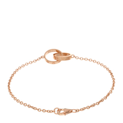 Cartier 18K Pink Gold Interlocking LOVE Bracelet 2 of 3