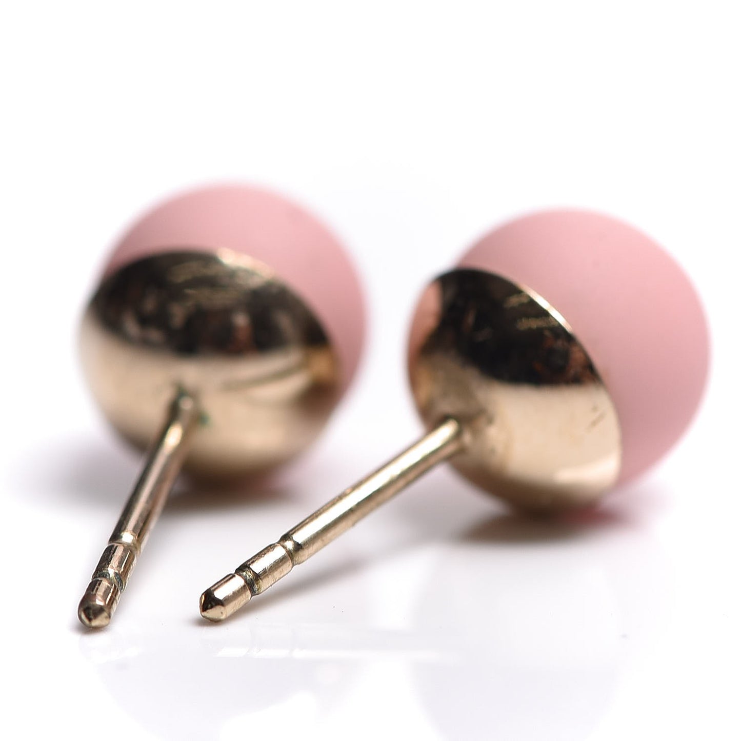 Crystal Mise En Dior Tribal Earrings Matte Pink