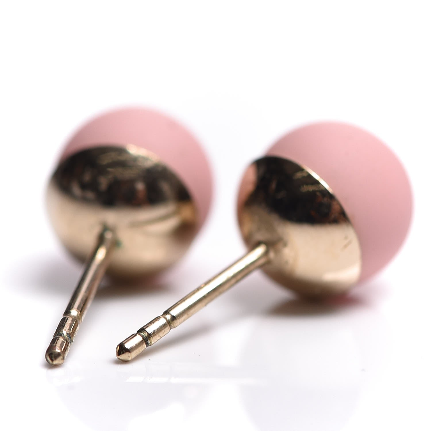 Christian Dior Crystal Mise En Dior Tribal Earrings Matte Pink 3 of 4