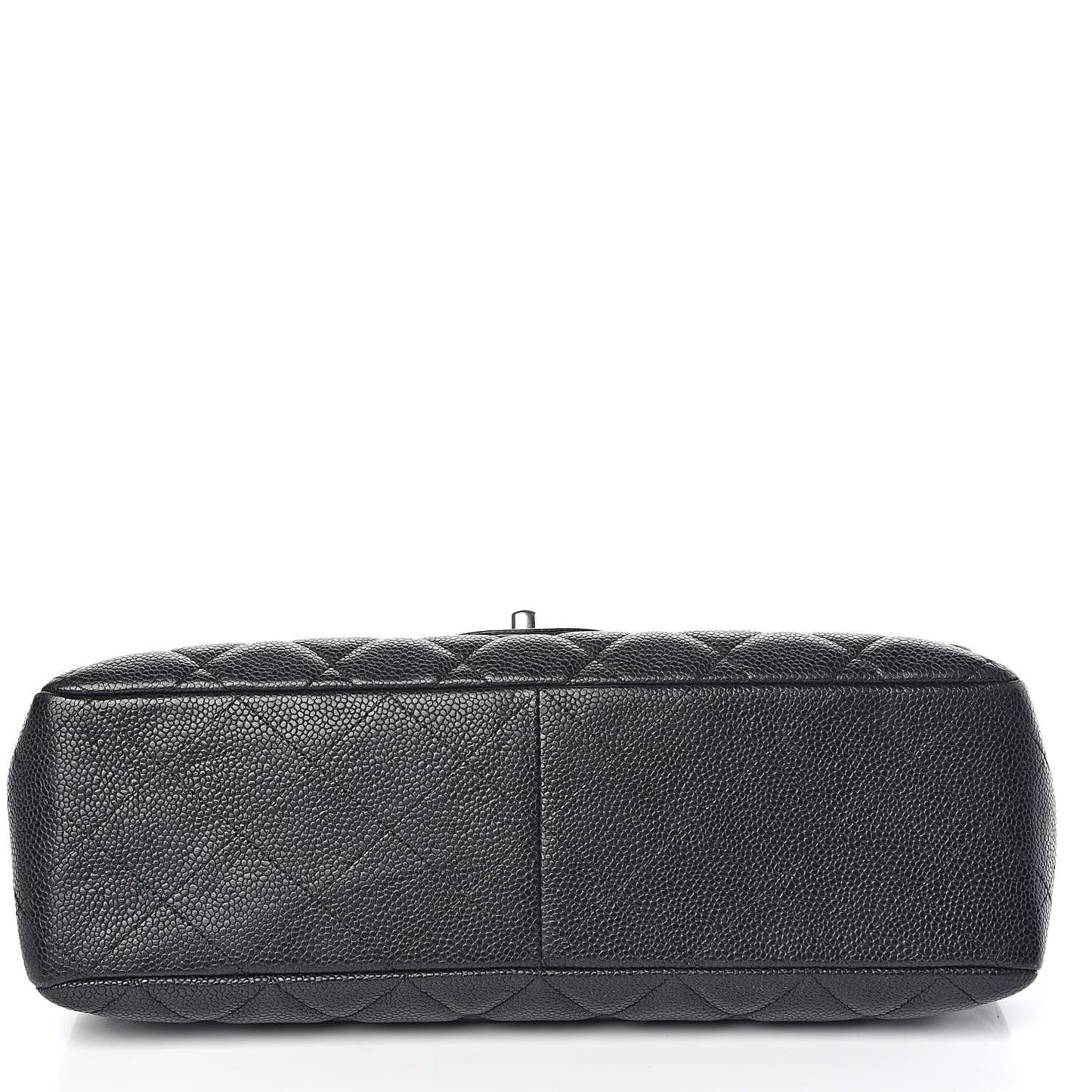 Caviar Quilted Jumbo Single Flap Black
