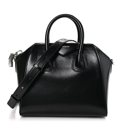 Givenchy Shiny Lord Calfskin Mini Antigona Black 1 of 10