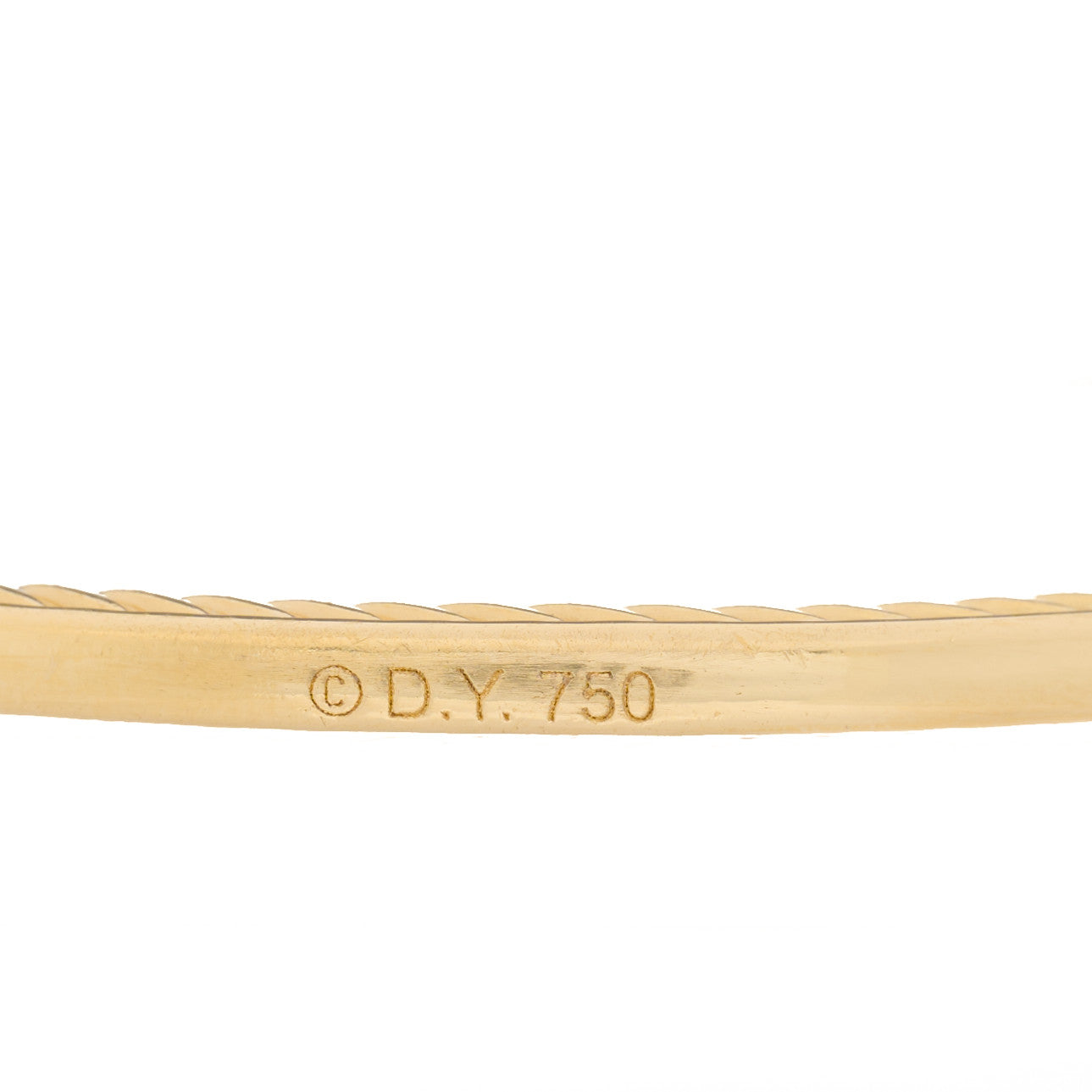 18K Yellow Gold Diamond Oval Station Bracelet