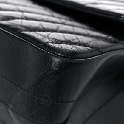 Chanel Aged Calfskin Chevron Quilted 2.55 Reissue 226 So Black 9 of 18