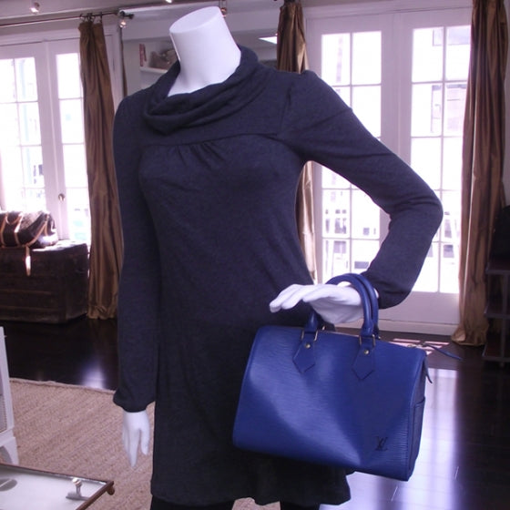 Louis Vuitton Epi Speedy 25 Myrtille 2 of 9