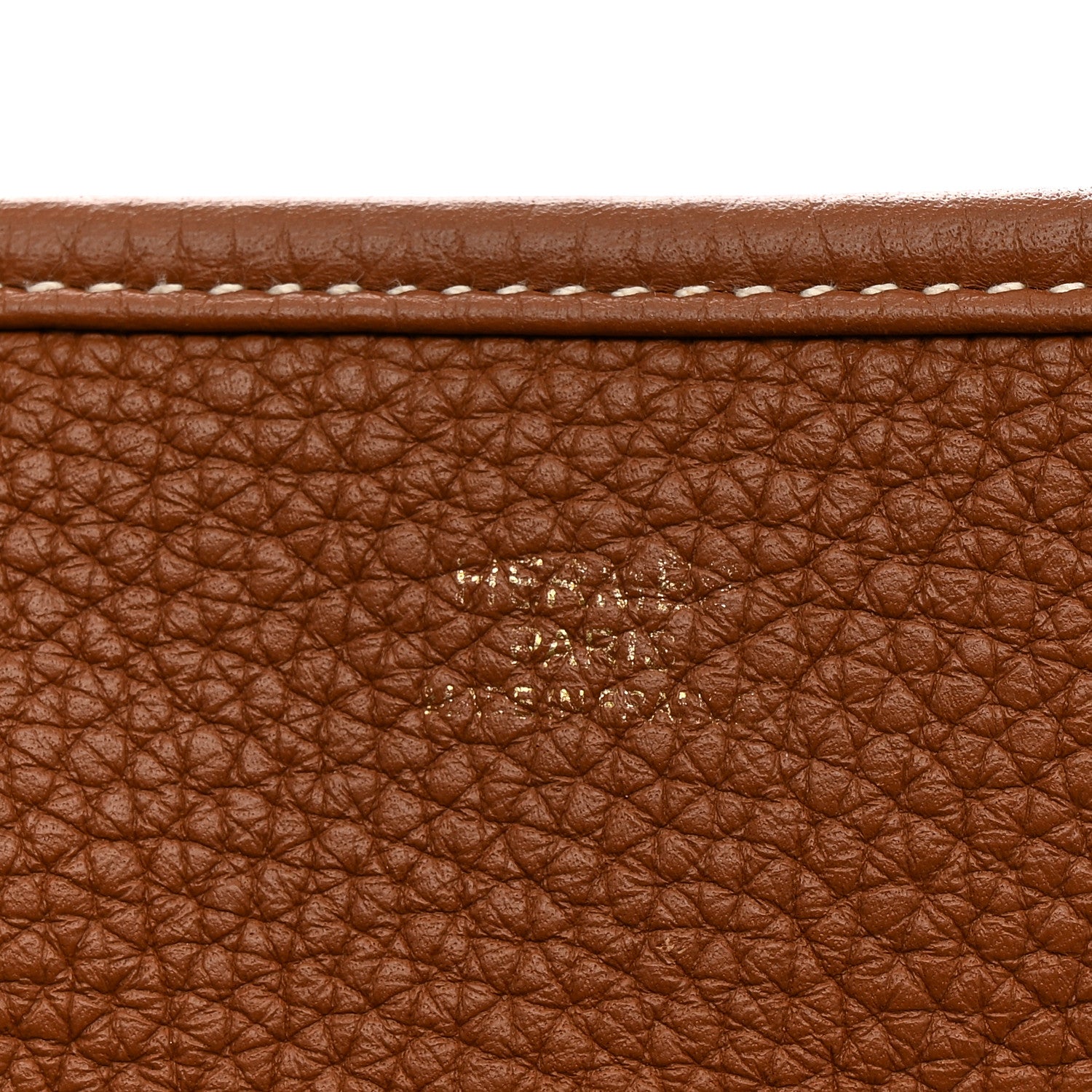 Hermes Taurillon Clemence Evelyne III GM Gold 8 of 15