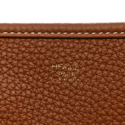 Hermes Taurillon Clemence Evelyne III GM Gold 8 of 15