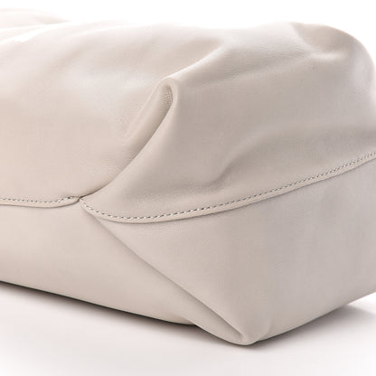 Saint Laurent Lambskin Small Teddy Bucket Bag White 9 of 11