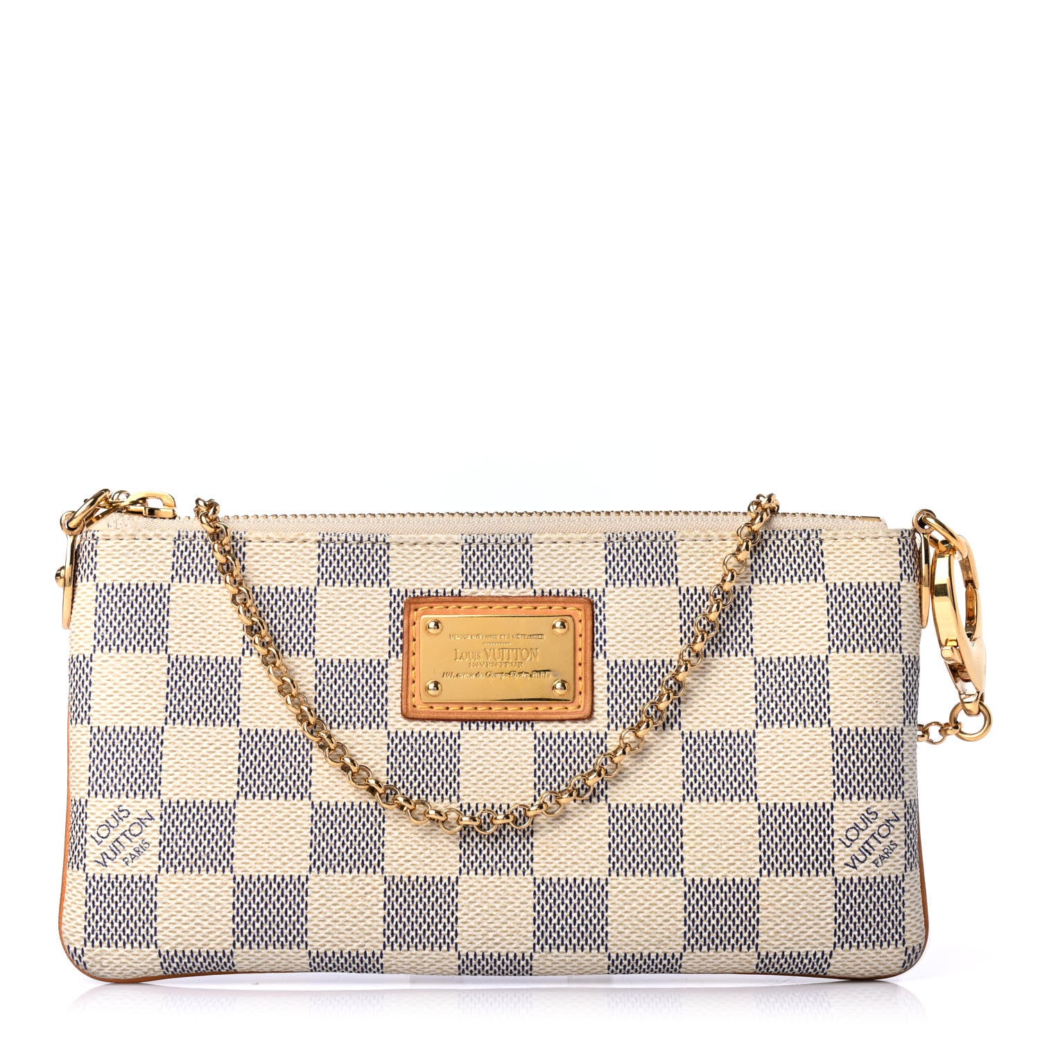 Louis Vuitton Damier Azur Pochette Milla MM 1 of 4