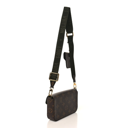 Louis Vuitton Monogram Felicie Strap & Go Kaki 3 of 8