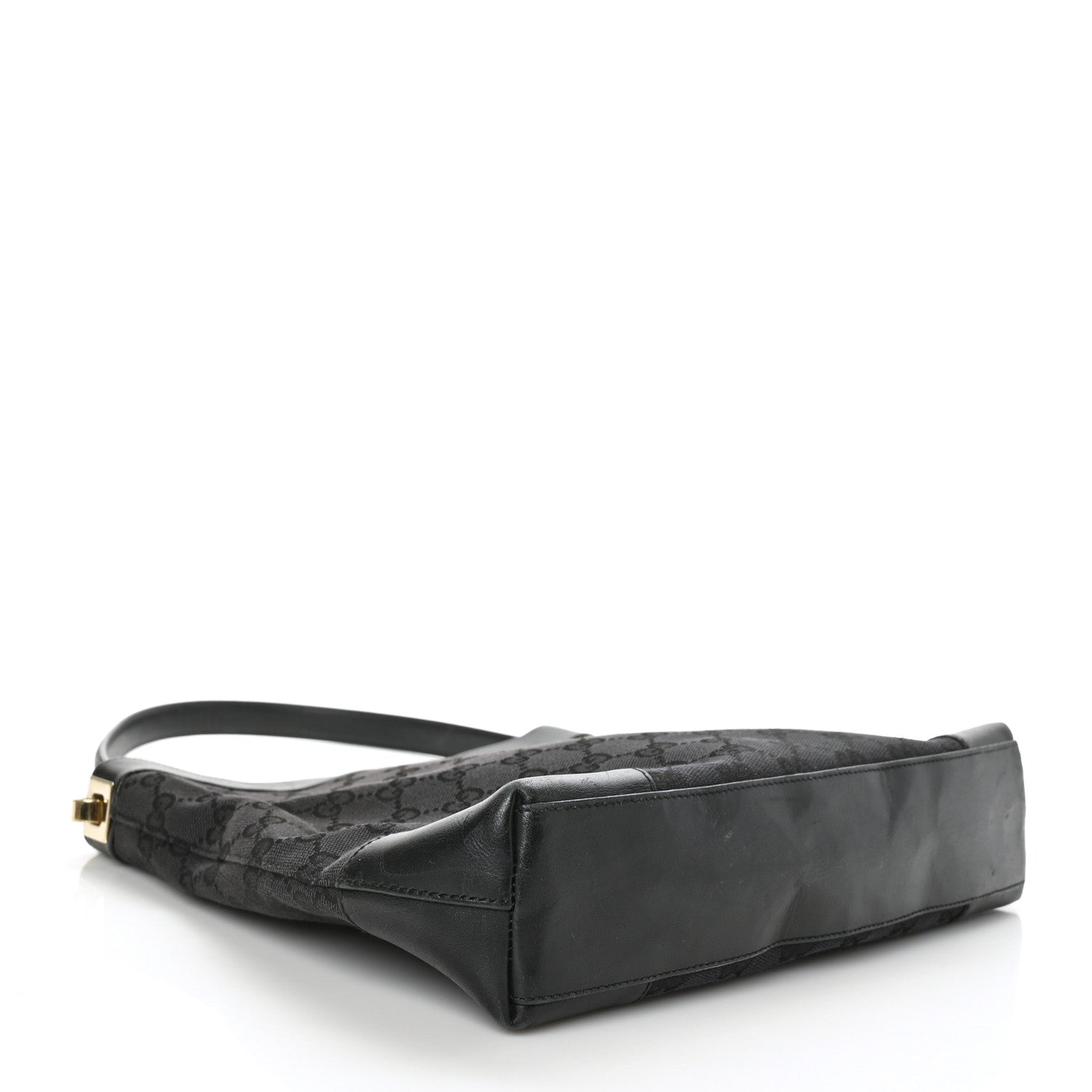 Gucci Monogram Shoulder Bag Black 4 of 9