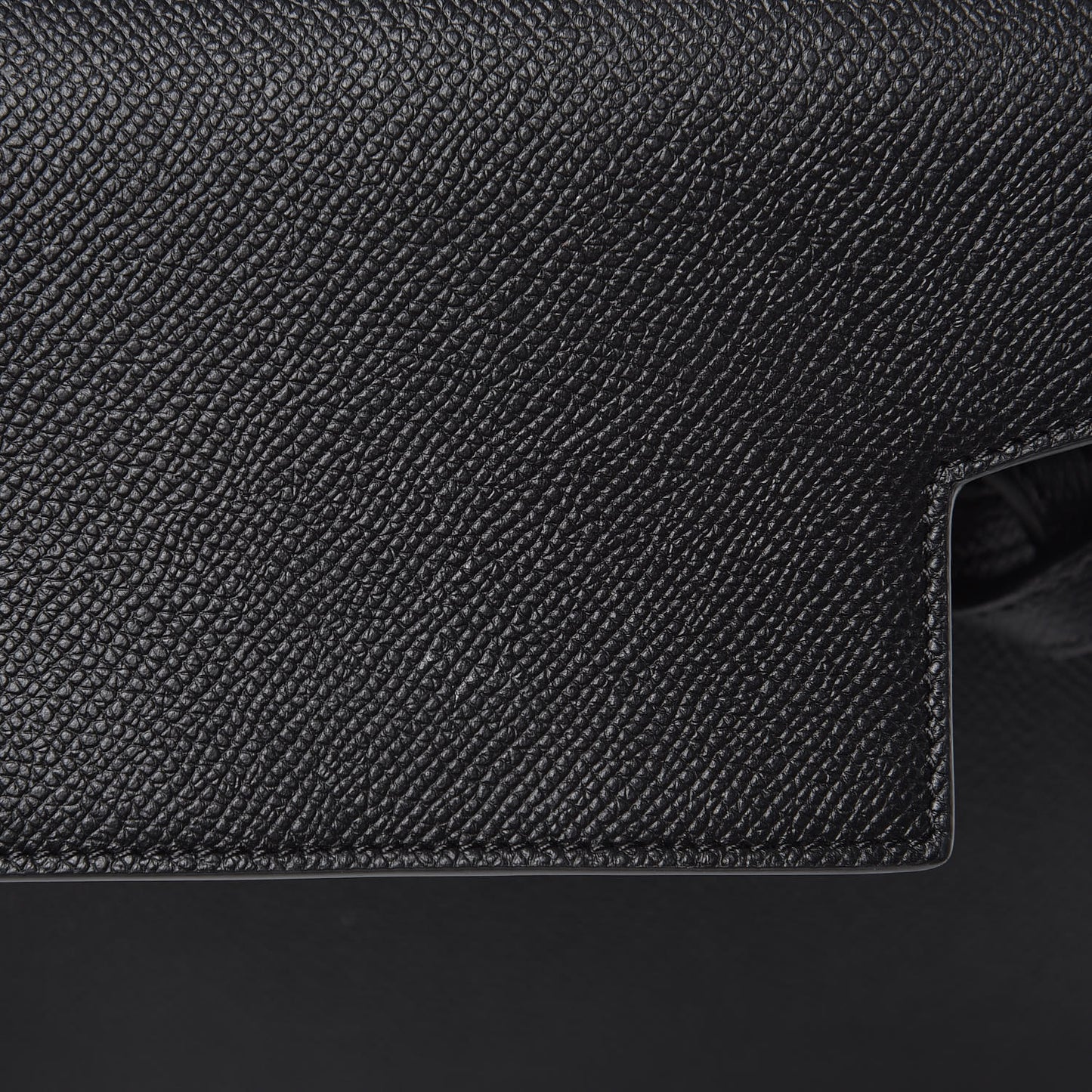 Grained Calfskin Nano Belt Bag Black