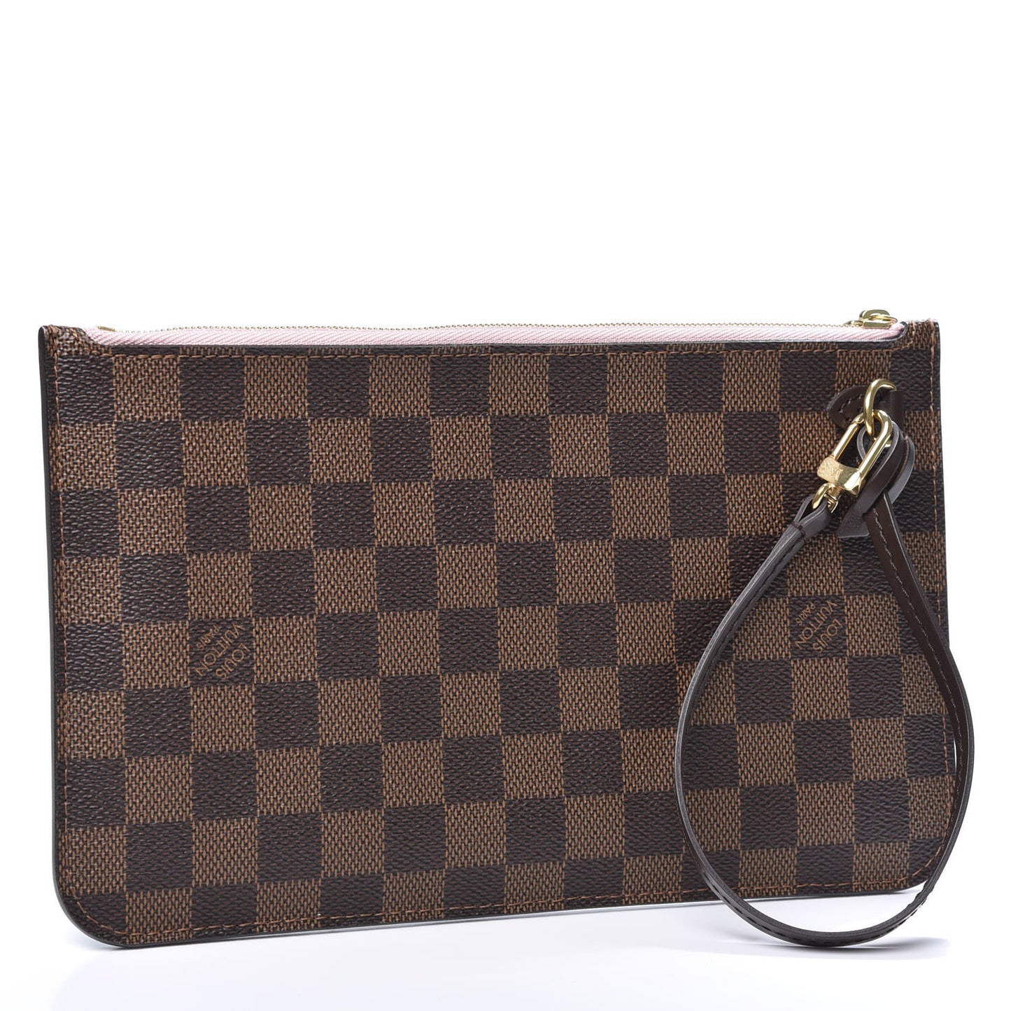 Damier Ebene Neverfull MM GM Pochette Rose Ballerine