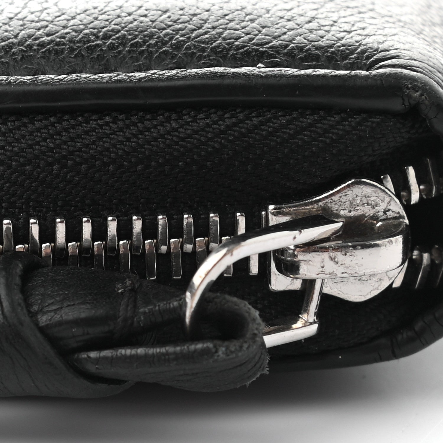 Louis Vuitton Calfskin Zippy Lockme Wallet Black 9 of 9