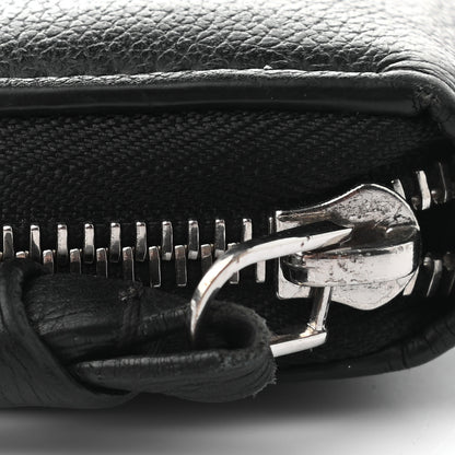 Louis Vuitton Calfskin Zippy Lockme Wallet Black 9 of 9