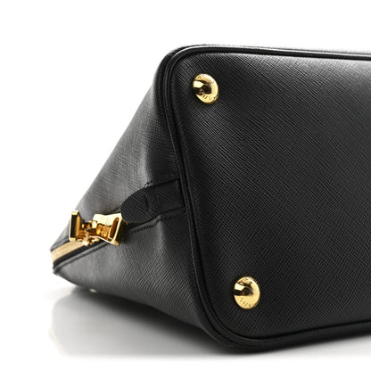 Prada Saffiano Lux Medium Promenade Tote Black 10 of 11