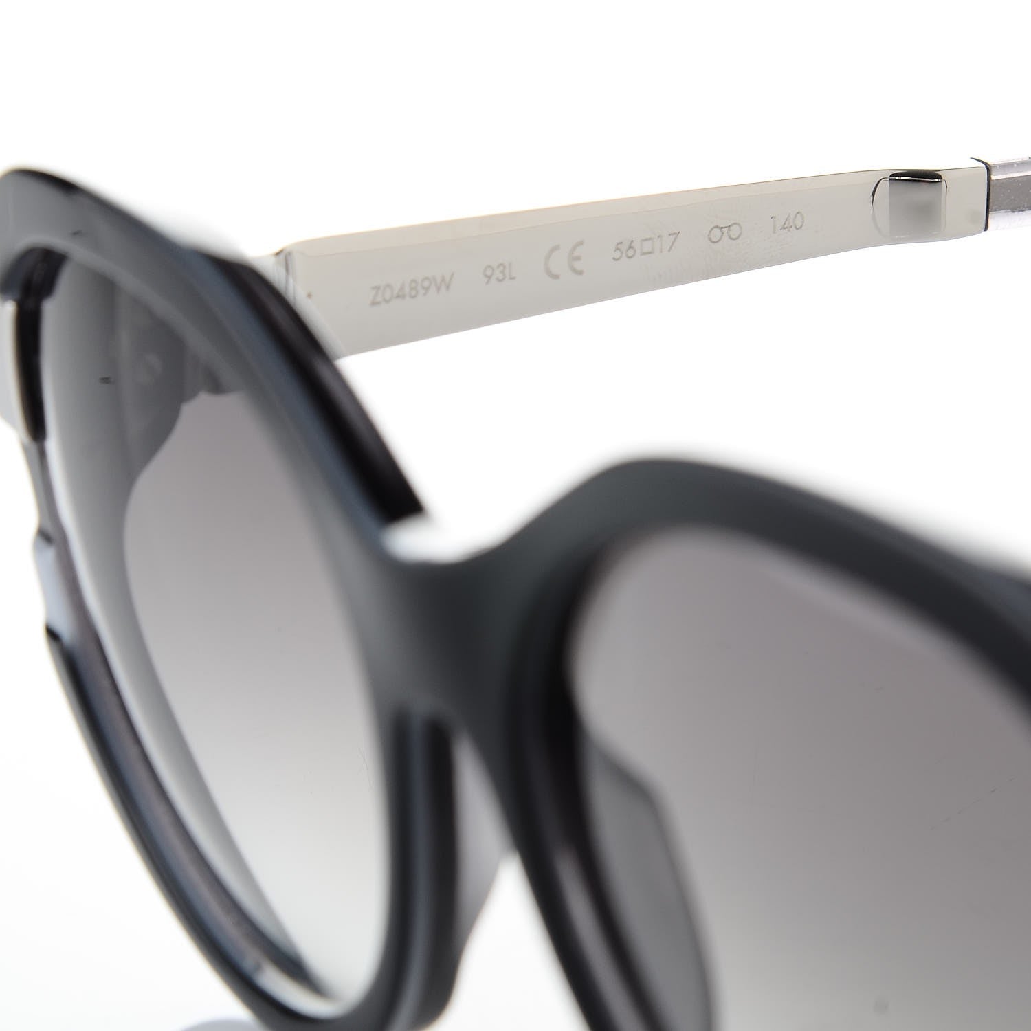 Louis Vuitton Acetate Petit Soupcon Cat Eye Sunglasses Z0489W Black 6 of 7
