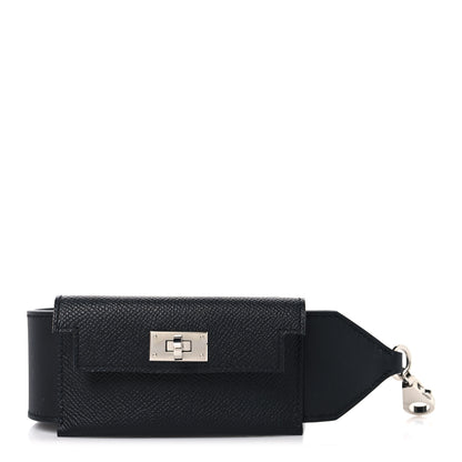 Hermes Swift Epsom Pocket Kelly Shoulder Strap Black 1 of 6
