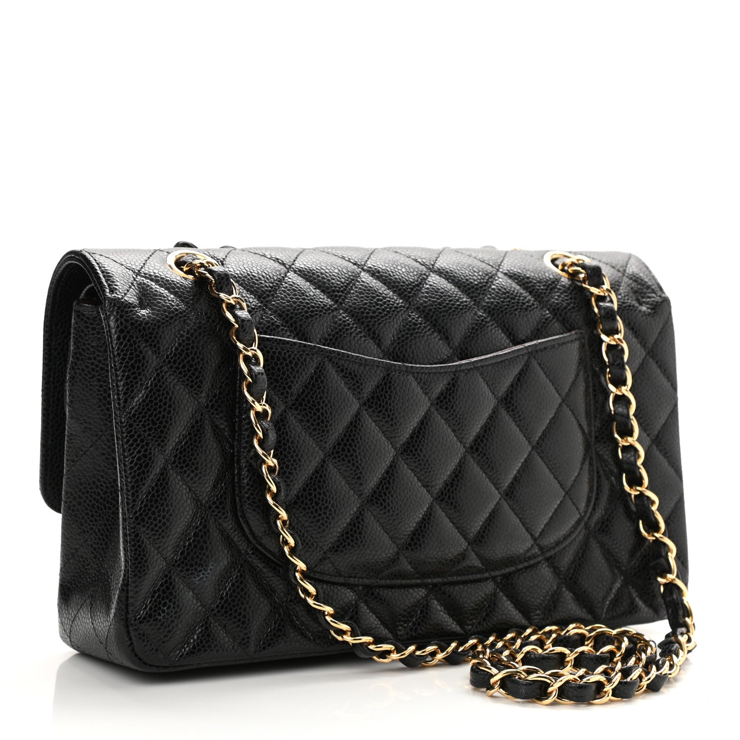 Chanel Caviar Quilted Medium Double Flap Black 3 of 11