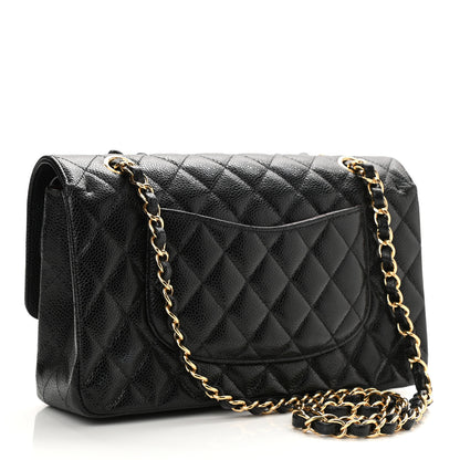 Chanel Caviar Quilted Medium Double Flap Black 3 of 11