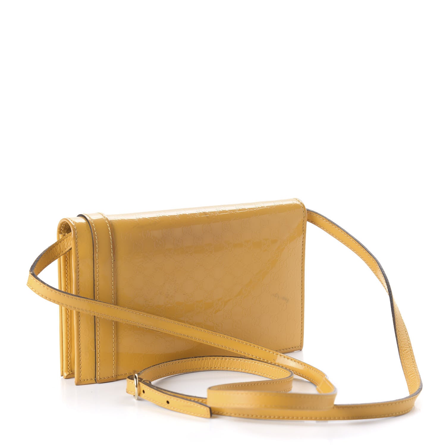 Gucci Patent Microguccissima Mini Nice Wallet Bumblebee 3 of 10