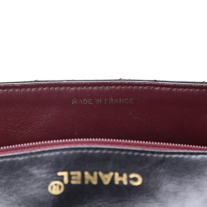 Chanel Lambskin Quilted Medium Single Flap Black 8 of 20