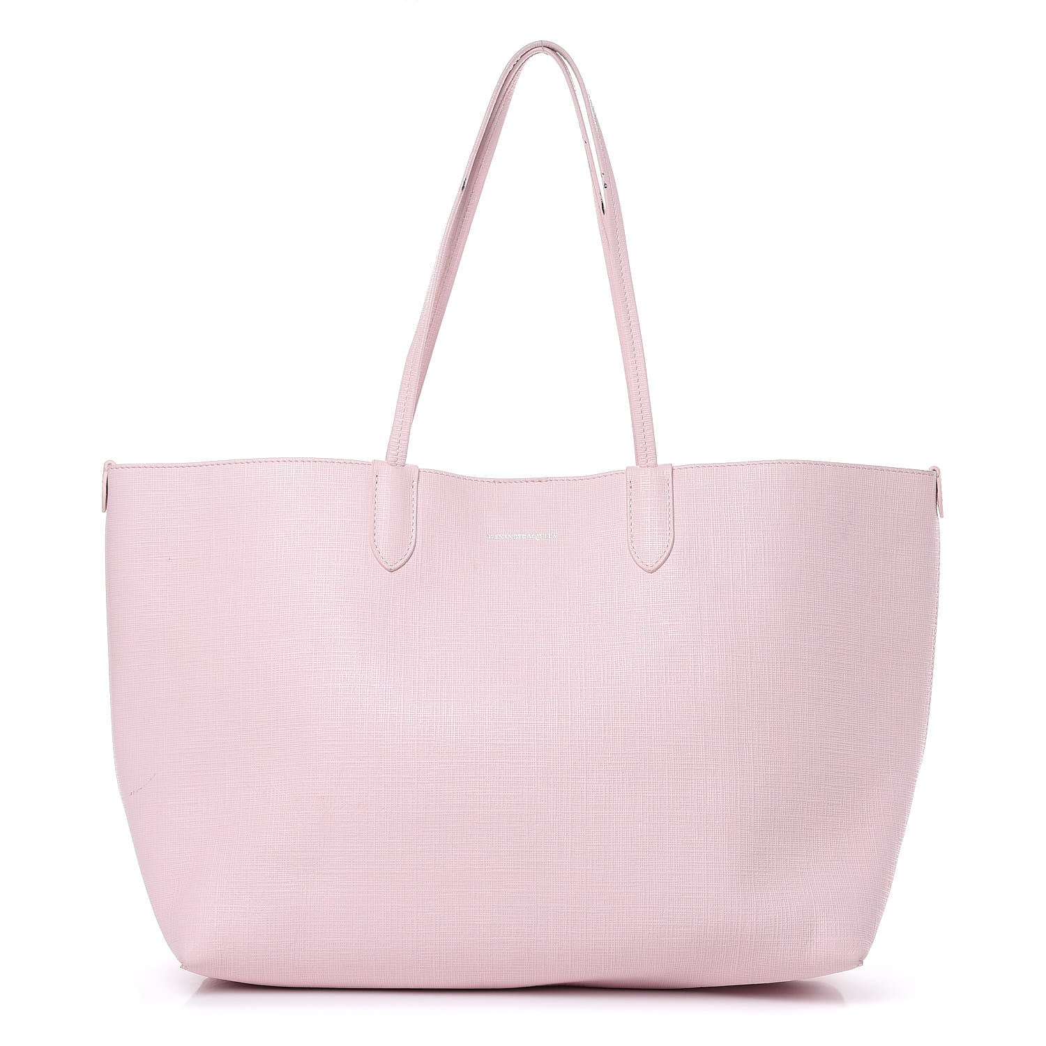 Alexander McQueen Saffiano Shopper Tote Baby Pink 1 of 16