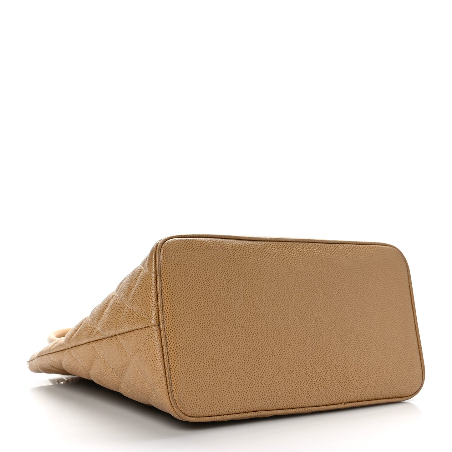 Caviar Quilted Medallion Tote Beige