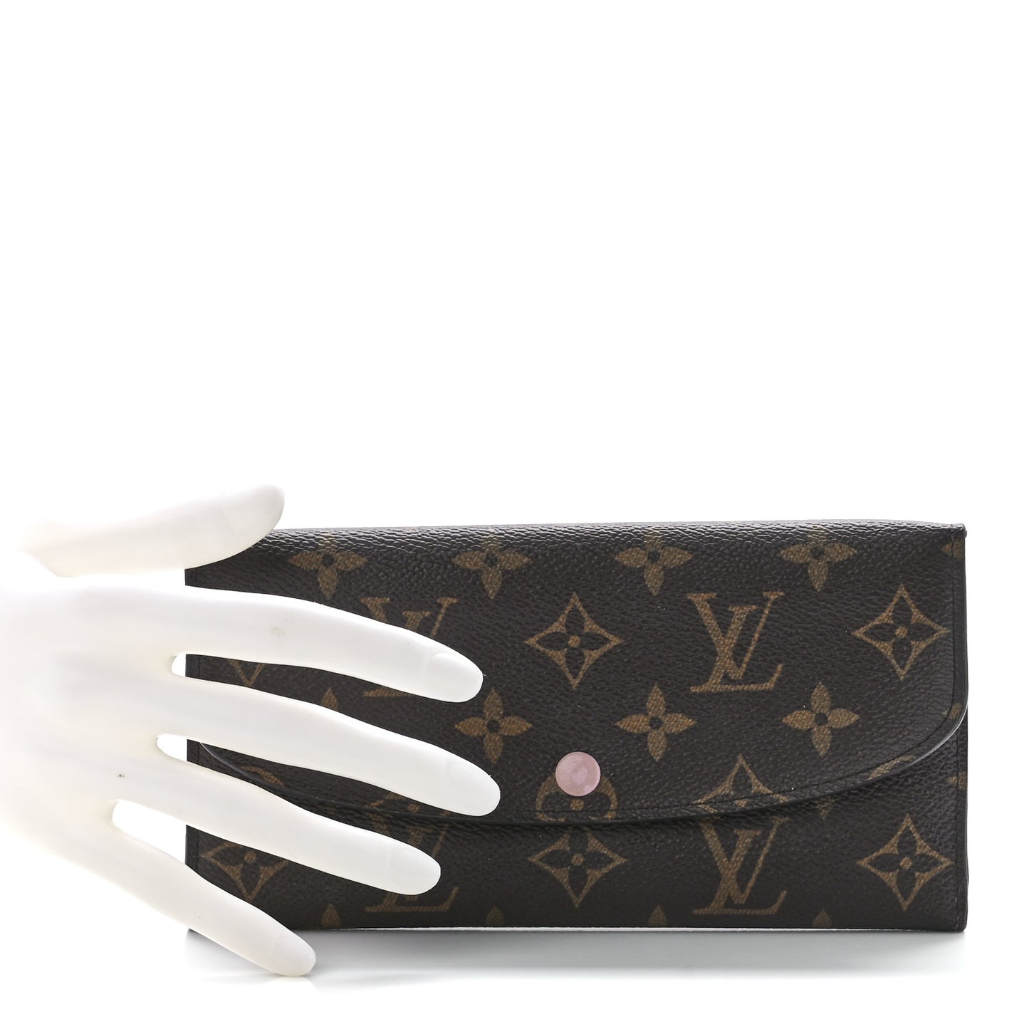 Monogram Emilie Wallet Rose Ballerine