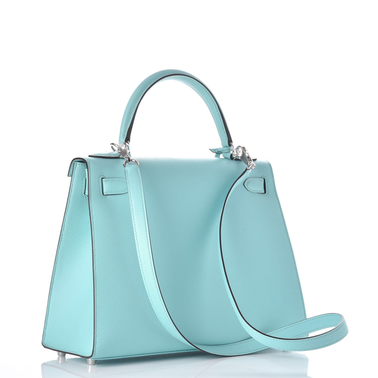 Hermes Epsom Kelly Sellier 28 Bleu Atoll 4 of 30