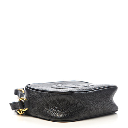 Gucci Pebbled Calfskin Mini Soho Disco Bag Black 3 of 9