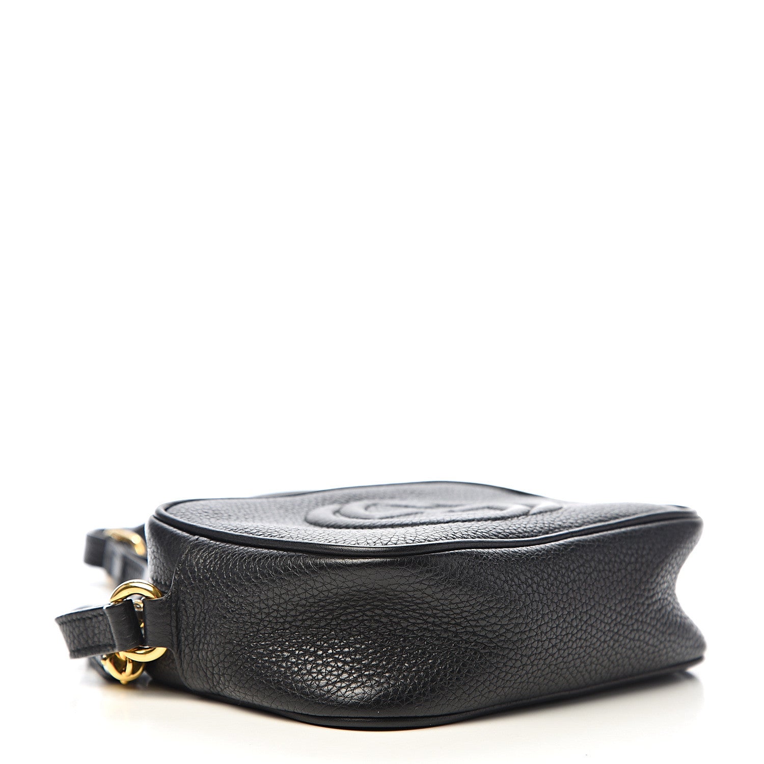Gucci Pebbled Calfskin Mini Soho Disco Bag Black 3 of 9
